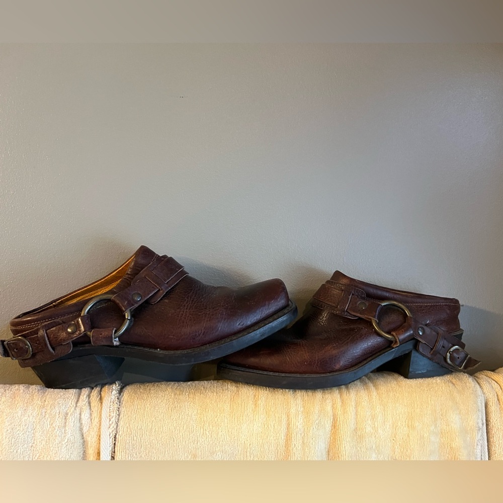 Frye harness Mules